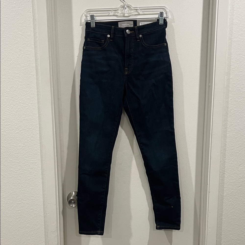 Everlane The Curvy High Rise Skinny Jean Size 26 Ankle Crop Length
